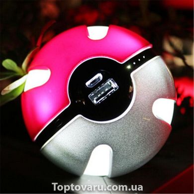 Повербанк Покебол 10000 mAh Power Bank Pokemon Go Розовый 1767 фото