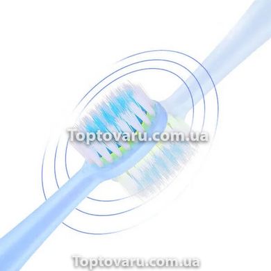 Электрическая зубная щетка Голубая 7812 фото