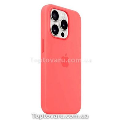 Чохол для смартфона Silicone Full Case AAA MagSafe IC для iPhone 15 Pro Max Guava 18814 фото