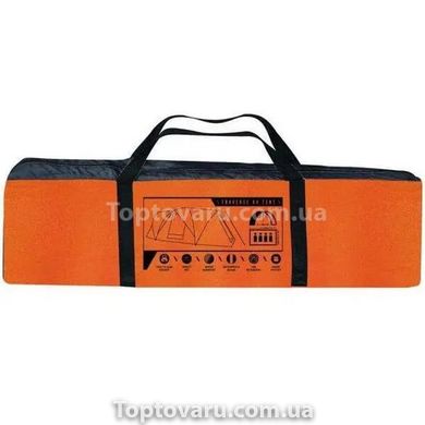 Намет 2-х місний Bestway 68005 + антимоскітна сітка + сумка Оранжево-Сіра 10977 фото