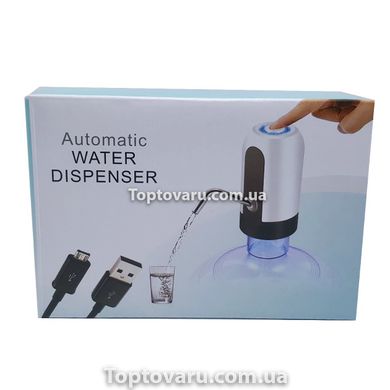 Сенсорная насадка-помпа на бутылку Automatic Water Dispenser Белая 844 фото