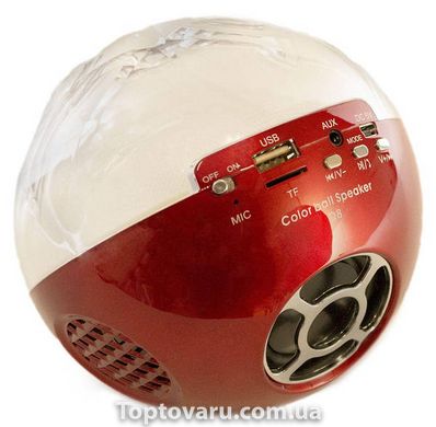 Динамик цветной в форме шара,Q8 High Fidelity Stereo Bluetooth+ пульт 11402 фото