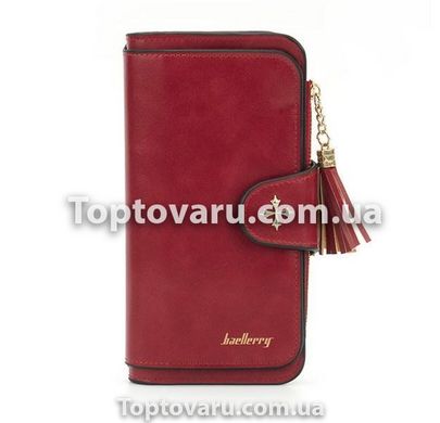 Жіночий гаманець для грошей Baellerry N2341 Вишневий 6028 фото