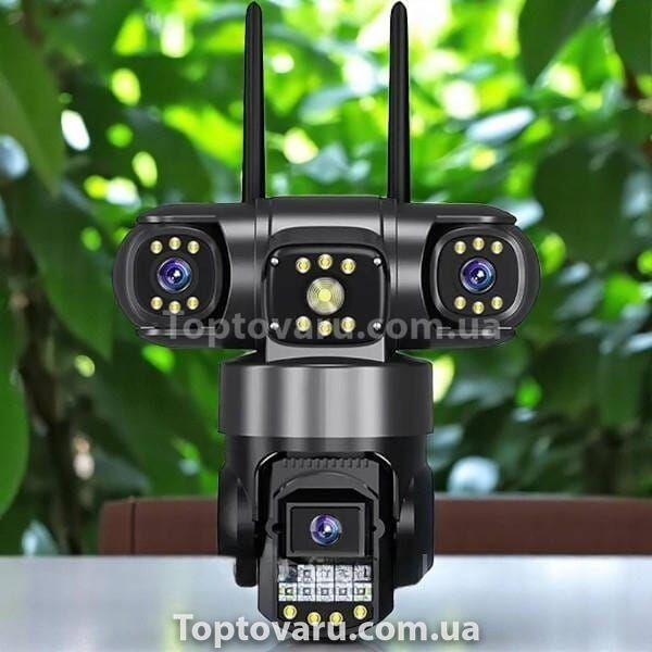 Камера видеонаблюдения уличная поворотная IP PTZ 200Вт SC28 WiFi Черная 25285 фото