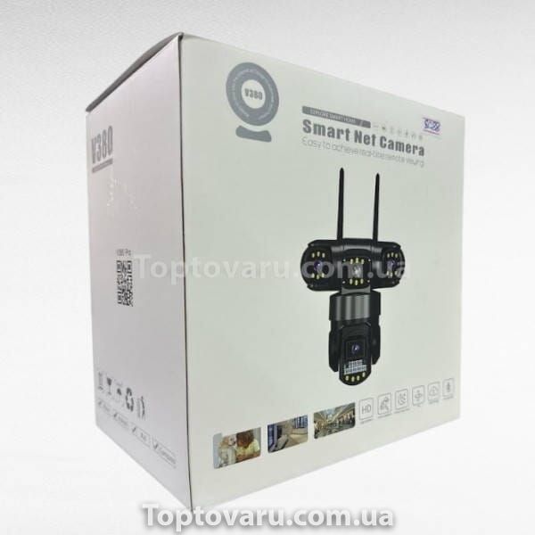 Камера видеонаблюдения уличная поворотная IP PTZ 200Вт SC28 WiFi Черная 25285 фото