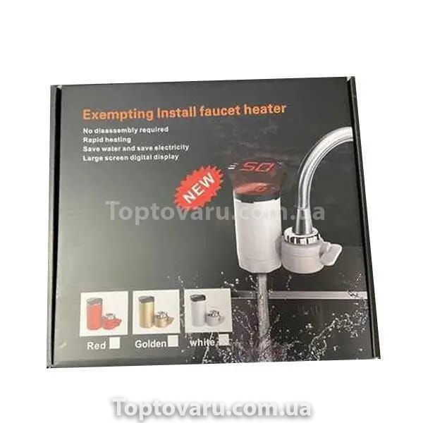 Проточный водонагреватель с экраном Heating Faucet FT005 (Белый) 10361 фото
