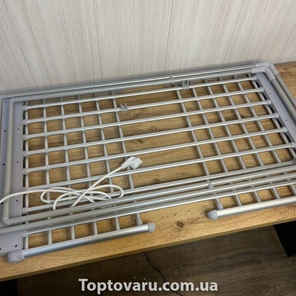 Сушарка електрична розкладна для білизни 230Вт 146*55*74см 50-55 &deg;C Біла 35024 фото