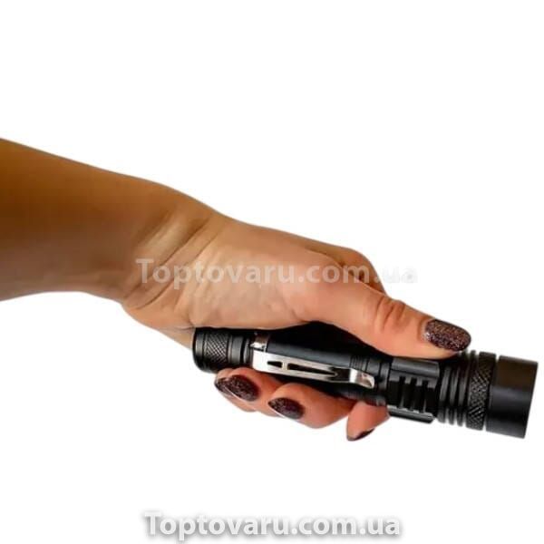 Ліхтар ручний T6 518 FlashLight Чорний 32929 фото