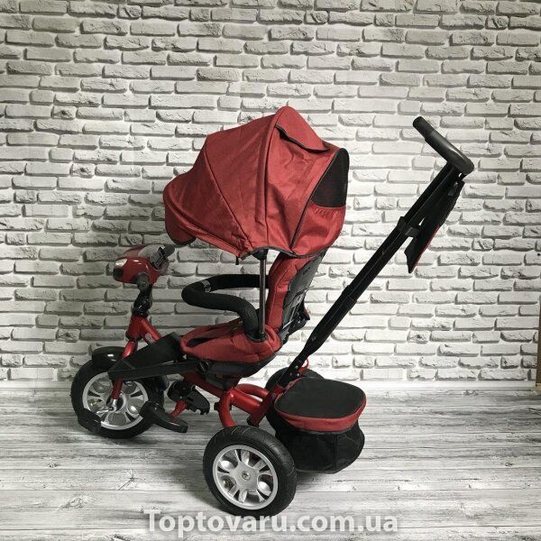 Дитячий триколісний велосипед Best Trike 5099 (ЧЕРВОНИЙ), батьківська ручка і поворотне сидіння 1863 фото