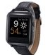 Розумний годинник Smart Watch X7 з чорним шкіряним ремінцем та срібним обідком 4094 фото 1