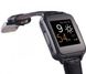 Розумний годинник Smart Watch X7 з чорним шкіряним ремінцем та срібним обідком 4094 фото 2
