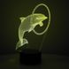 Настольный светильник New Idea 3D Desk Lamp Дельфин 1534 фото 4