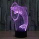 Настольный светильник New Idea 3D Desk Lamp Дельфин 1534 фото 3