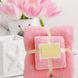 Набір рушників 2шт 145*80см та 75*35см Towel blanket 521-2415 Рожевий 23184 фото 1