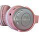 Беспроводные Bluetooth наушники с кошачьими ушками LED SP-25 Розовые 17963 фото 4
