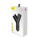 ОЗУ Baseus Y type dual USB+cigarette lighter extended car charger 3.1 A Black CCALL-YX01-00001 фото 2