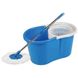 Комплект для прибирання відро та швабра з віджимом EasyMop 10л Синій 10949 фото 1