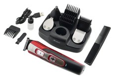 Аккумуляторная машинка для стрижки Geemy Gm-592 10 в 1 набор для стрижки волос и бороды