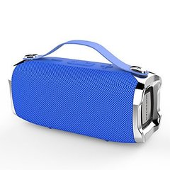 Портативна бездротова вологозахищена стерео колонка Hopestar H36 Mini Супер Баси синя 387 фото