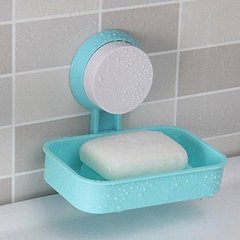 Мильниця на присосці Soap Box Multifunctional Синя 2559 фото