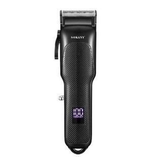 Машинка для стрижки волосся акумуляторна 2000 mAh Sokany SK-16034 Чорна 27186 фото
