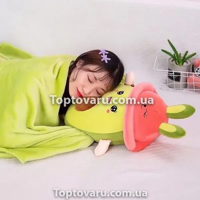Іграшка-подушка Авокадо з пледом 3 в 1 Рожева 7487 фото