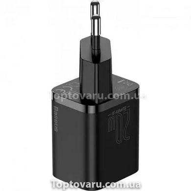 Сетевое зарядное устройство Baseus Super Silicone PD Charger 20W (1Type-C) Черный 9545 фото