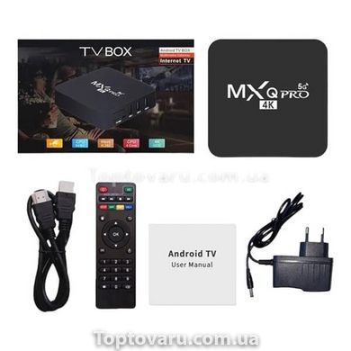 Смарт-TV приставка TV-BOX MXQ Pro 4K, 2 Гб ОЗУ, 16 Гб HDD, Android 13 14305 фото