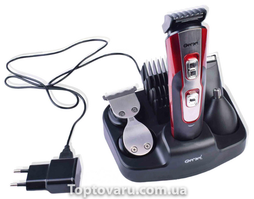 Аккумуляторная машинка для стрижки Geemy Gm-592 10 в 1 набор для стрижки волос и бороды 751 фото