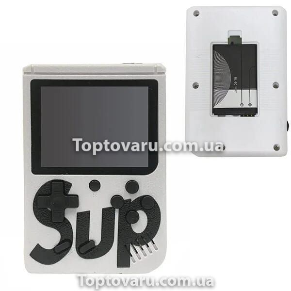 Портативна приставка Retro FC Game Box Sup 400 in 1 Plus White + джойстик 7587 фото
