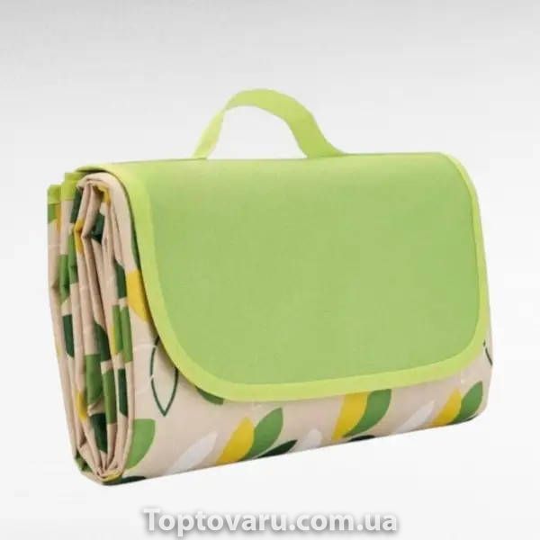 Коврик-подстилка водонепроницаемый складной для пикника Falcon 200х200 см Листочки 37570 фото