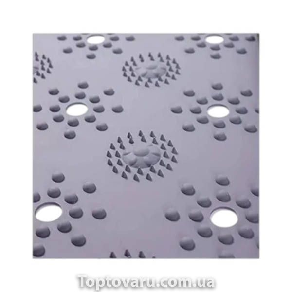 Килимок масажний у ванну Massage Bath Mat Сірий 37671 фото