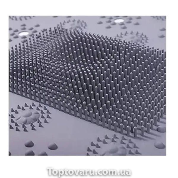 Килимок масажний у ванну Massage Bath Mat Сірий 37671 фото