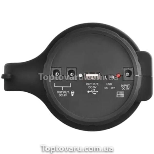 Ліхтар прожекторний ручний акумуляторний OP2886 5W+22 OPERA digital Чорний 24762 фото
