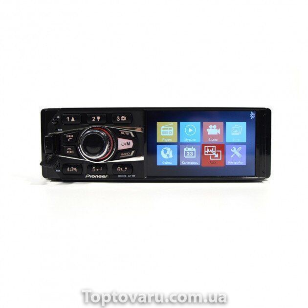 Автомагнітола 4033 1DIN з екраном 4 "Bluetooth 18 AUX станцій 2061 фото