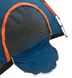 Палатка автоматическая 3-х местная Синяя с оранжевым 3345 фото 4