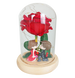 Троянда в колбі з LED підсвічуванням з фігурками 9177 фото 1