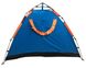 Палатка автоматическая 3-х местная Синяя с оранжевым 3345 фото 2
