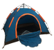 Палатка автоматическая 3-х местная Синяя с оранжевым 3345 фото 3