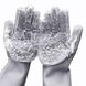 Силиконовые перчатки для мытья и чистки Magic Silicone Gloves с ворсом Серые 633 фото 1