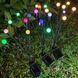 Комплект садових світильників декоративних Світлячки 2 шт по 6LED RGB 70см 30732 фото 8