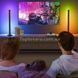 Комплект з двох ламп для підсвічування RGB 2шт +APP Smart та пульт 24см Чорні 23088 фото 7