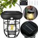Ліхтар вуличний підвісний на сонячній панелі CL-T88 Outdoor Induction Solar Light Чорний 28199 фото 1