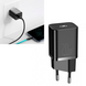 Мережевий зарядний пристрій Baseus Super Silicone PD Charger 20W (1Type-C) Чорний 9545 фото 1