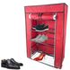 Складной тканевый шкаф для обуви FH-5556 Красный 3999 фото 1