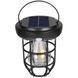 Ліхтар вуличний підвісний на сонячній панелі CL-T88 Outdoor Induction Solar Light Чорний 28199 фото 2