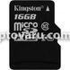 Карта пам'яті microSD Kingston 16 Гб без адаптера 6524 фото 2