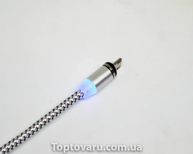 Магнітний кабель 3 в 1 USB - microUSB / Lightning / Type-C 6300 фото